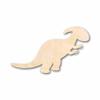 Unfinished Wood Baby Dinosaur Parasaurolophus Silhouette Craft up to 46" DIY 30" / 1" view 1