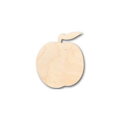 Unfinished Wood Peach Shape Fruit Craft up to 46" DIY 20" / 1"