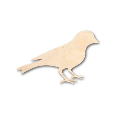 Unfinished Wood Goldfinch Shape Animal Bird Wildlife Craft up to 46" DIY 24" / 1"