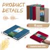 Mooliwe 4 Pcs Watercolor Travel Journal Watercolor Sketchbook Painting 5 x 5 Inch 300 GSM Cotton Cold Press Notebook for Painter Beginner Graduation Gift(Retro Color) view 2