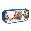 YQxwJL School Bus Print Pencil Cases Pen Box Stationery Makeup Bag, Desk Organizer For College Adults Women Men view 1