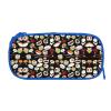 YQxwJL Japanese Sushi Black Print Pencil Cases Pen Box Stationery Makeup Bag, Desk Organizer For College Adults Women Men view 3