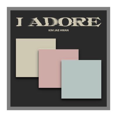 Kim Jaehwan I Adore 7th Mini Album CD+Folded Poster on Pack+Photobook+Photocard+Lyric Film+Tracking Sealed JAE Hwan (#3 Version)