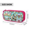 YQxwJL Ice Cream Cones Print Pencil Cases Pen Box Stationery Makeup Bag, Desk Organizer For College Adults Women Men view 4