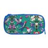 YQxwJL Flower Hummingbirds Embroidery Print Pencil Cases Pen Box Stationery Makeup Bag, Desk Organizer For College Adults Women Men view 3