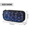 YQxwJL Glow In The Dark Print Pencil Cases Pen Box Stationery Makeup Bag, Desk Organizer For College Adults Women Men view 4
