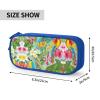YQxwJL Tropical Plants And Parrots Print Pencil Cases Pen Box Stationery Makeup Bag, Desk Organizer For College Adults Women Men view 4