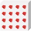 CREATCABIN 128Pcs 8 Sheets Red Rose Sticker Flower Planner Stickers Plastic Waterproof Self-Adhesive Plant Decal Roses Sticker for Scrapbooking Envelope Helmet Water Bottle Crafts Decoration 0.98Inch view 1