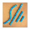 Stained Glass Supplies and Tools, 4 Pcs 12" x 12" Heat Resistant Stained Glass Work Surface, 12 Pcs 12" Layout Blocks for Stained Glass Panels, 100 Pcs Push Pins view 4