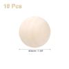 uxcell 10 Pcs Wooden Round Balls 1-3/8" (34mm) Unfinished Wooden Balls, Natural Wood Spheres for Crafts, Arts and DIY Project view 2