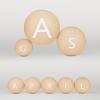 uxcell 10 Pcs Wooden Round Balls 1-3/8" (34mm) Unfinished Wooden Balls, Natural Wood Spheres for Crafts, Arts and DIY Project view 4