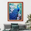 Artvxeay Cross Stitch Kits Stamped Full Range of Embroidery Starter Kits for Beginners Adults DIY 11CT Pre Printed Cross Stitch Kits - (Blue Peacock 16x20 inch) view 2
