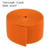 MECCANIXITY Elastic Bands for Sewing 2"(5cm) 5 Yard Orange Knit Elastic Spool High Elasticity for Wigs, Waistband, Pants view 2