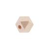 Beech Wood Bead,ULIFESTAR Faceted Geometric Wooden Bead,Unfinished Polygon Wooden Bead,50PCS Wooden Spacer Bead for Necklace Bracelet Jewelry DIY Craft Making 12 * 12mm/0.47"*0.47" Burlywood view 3