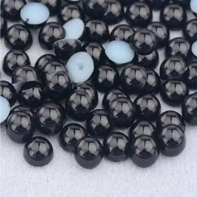 GIOTEL Flatback Round Pearls Half Beads for Crafts DIY Making Shoes Cups Wedding (Color : Black, Size : 2mm 1000pcs)