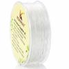 KONMAY 0.6mm Clear TPU Crystal Elastic String with Dispenser, 109 Yards Round Stretch Beading Cord for Seed Beads, Bracelets & Jewelry Making view 1
