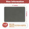 GEYYANG Leather Repair Patch, 8" x 11" x 3PCs Self Adhesive Leather Repair Kit for Furniture, Car Seats, Office Chair, Sofa, Couch, Vinyl Repair Tape(Gray - Litchi Grain) view 2