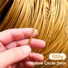 jweemax 500g 3mm Synthetic Rattan Repair Material, Hollow Round Plastic Rattan Wicker Roll Rattan Weaving Material PE Rattan Wrapping Strips for Repair or Fix, Patio Furniture, Chair, Storage Basket view 2