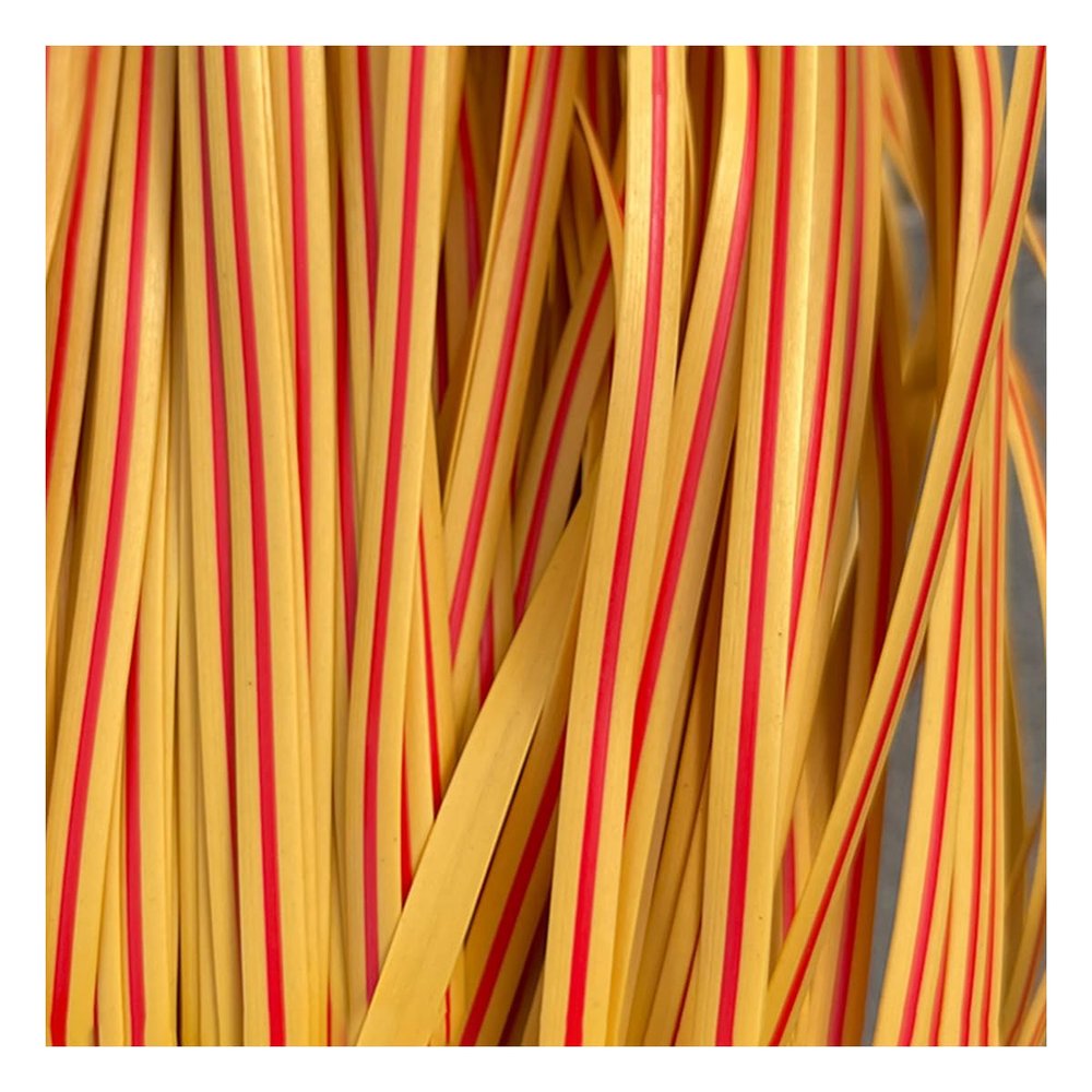 jweemax 500g 7mm Wide Synthetic Rattan Repair Material, Flat Plastic Rattan Wicker Roll Rattan Weaving Material PE Rattan Wrapping Strips for Repair Patio Furniture, Wicker Chair, Storage Basket