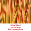 jweemax 500g 7mm Wide Synthetic Rattan Repair Material, Flat Plastic Rattan Wicker Roll Rattan Weaving Material PE Rattan Wrapping Strips for Repair Patio Furniture, Wicker Chair, Storage Basket view 2