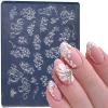 appuivbt Nail Art Resin Casting Mold Nail Silicone Mold Nail Stencils Carving Templates for DIY Nail Art Decorations view 2