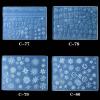 appuivbt Nail Art Resin Casting Mold Nail Silicone Mold Nail Stencils Carving Templates for DIY Nail Art Decorations view 3