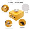 forplubossmmp Mini Ceramic Forming Machine/Aluminum Alloy Rotary Plate Speed Adjustable Electric Pottery Wheel with 8 Pottery Shaping Tools Clay Making Pottery Machine,blue view 3
