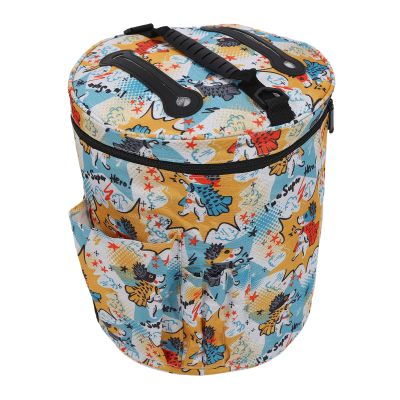 XHTLLO Large Capacity Portable Knitting Bag, Lightweight and Practical Yarn Storage Bag for Crochet Hooks, Exquisite Design for Travel and Everyday Use(A)