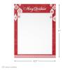 Hallmark Holiday Letterhead, 8.5" x 11" (60 Sheets: "Merry Christmas," Red Ornaments) Printable Stationery Paper view 3