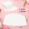 PATIKIL 300 Pcs Pure Cotton Watercolor Paper 110lb/230 GSM Water Coloring Paint Paper for Art Painting Watercolor Drawing Artist, 4x4 Inch view 2