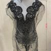 1PCS Handmade Rhinestone Applique Sew On Patches for Wedding Bridal Evening Wear Patches view 3
