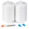 StiVerse 2PCS Thread - 1000Yard White All Purpose Sewing Machine Thread for Sewing view 1