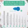 StiVerse 2PCS Thread - 1000Yard White All Purpose Sewing Machine Thread for Sewing view 4