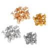 40 Sets 8mm Round Shape Rivet Studs for DIY Art Crafts - Chicago Screws Nail Rivets Button for Leather Craft - Perfect for DIY Art Projects, Leatherworking, and Jewelry Making - view 1