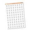 Laundry Icon Planner Stickers | Washing Machine Icon Chore Labels | Cleaning Icon Stickers | I-428 (Black & White) view 1