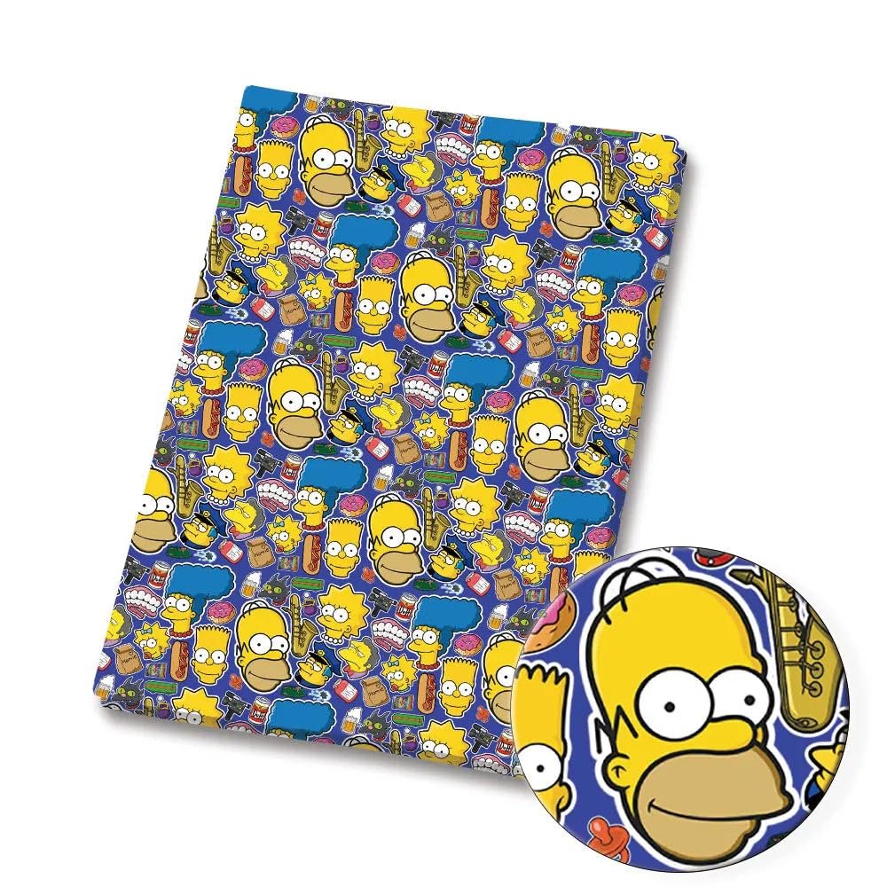 100 Cotton 140X50CM Simpson 140x50CM Cartoon Cotton Fabric Patchwork Tissue Kid Home Textile Sewing Doll Dress Curtain Polyester Cotton Fabric CLASSIER-FABRICS-24526