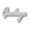 Greetings Die Cuts for Card Making, Words Metal Cutting Dies for Paper Scrapbooking, DIY Stencils for Album Party Wedding Festivals Decoration view 3