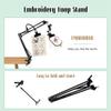Jkjhbhged Embroidery Hoop Stand: 360 Adjustable Metal Embroidery Hoop Stand for Sewing Crafts view 4