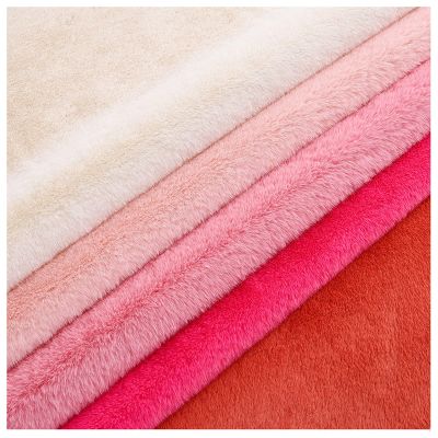 Long Pile Shaggy Faux Fur Fabric, Soft Shag Faux Fur Fabric for Home Decor Plush Material, 1.2cm Short Pile Faux Fur Upholstery Fabric for Keychains, Slippers, Throw Blankets, 50x50cm/50x160cm (Color