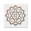 Anahata Heart Chakra Stencil - Essential for Professional and Instructional Designs, Stencils for Crafts view 1