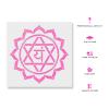 Anahata Heart Chakra Stencil - Essential for Professional and Instructional Designs, Stencils for Crafts view 2