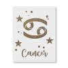 Cancer Zodiac Symbol Stencil - Essential for Professional and Instructional Designs, Craft Stencils view 1
