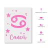 Cancer Zodiac Symbol Stencil - Essential for Professional and Instructional Designs, Craft Stencils view 2