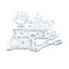 Yjcnelcr King Of The BBQ Letter Barbecue Metal Cutting Dies Embossing Stencil Scrapbooking Greeting Card Making Album Template Dies Cut Mold Decoration Metal Cutting Dies view 1