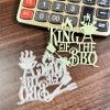 Yjcnelcr King Of The BBQ Letter Barbecue Metal Cutting Dies Embossing Stencil Scrapbooking Greeting Card Making Album Template Dies Cut Mold Decoration Metal Cutting Dies view 3