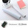Carkio Strong Grip Transfer Tape for Vinyl, 30.5 * 500CM Transfer Paper, W/Red Alignment Grid Clear Shimmer Adhesive Vinyl Transfer Paper for Cricut, for Signs Stickers Decals Walls Doors view 4