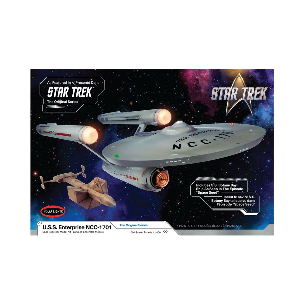 AMT - Star Trek: The Original Series U.S.S. Enterprise NCC-1701, 1:1000 Scale, Skill Level 2