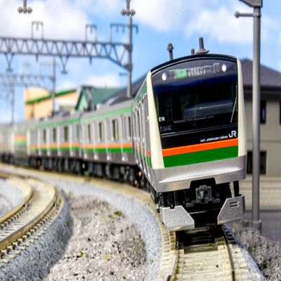 KATO N Gauge E233 Series 3000 Series Tokaido Line Ueno-Tokyo Line Extension Set B 2 Car 10-1269 Railway Model Train