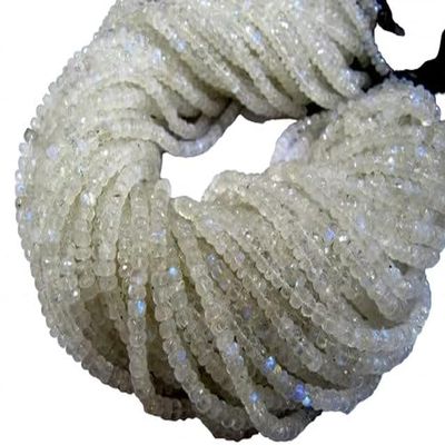 Rainbow Moonstone 3to 4.5mm Beads 13 inch lot of 10 Strands CHIK-STRD-96238