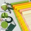 BEISHIDA 6 Rolls Crepe Paper Roll, 6 Yellow Series Crepe Paper Sheet for Flower Making, Flowers Kit with Tape and Wire for Wedding Birthday Holiday Party Decoration,DIY Craft(9.8in x 8ft/Roll) view 2